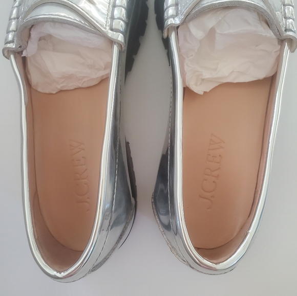 *NIB* J.CREW Winona lug-sole penny loafers (sz 7.5) - Picture 6 of 9